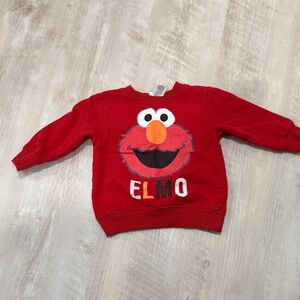 Sesame Street Elmo Sweatshirt - Red with Orange Nose